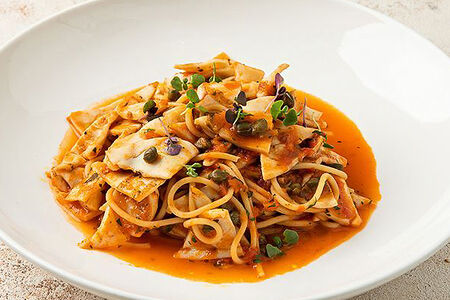 Суперпаста с кальмарами