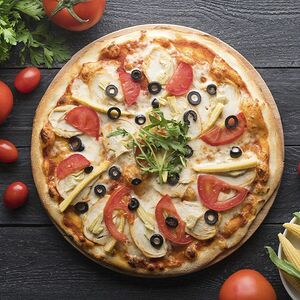 Пицца с курицей