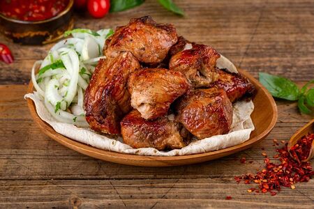 Шашлык из cвинoй мякоти