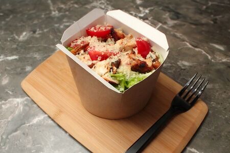 Салат с Курицей и Грибами