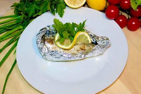 Скумбрия запеченная