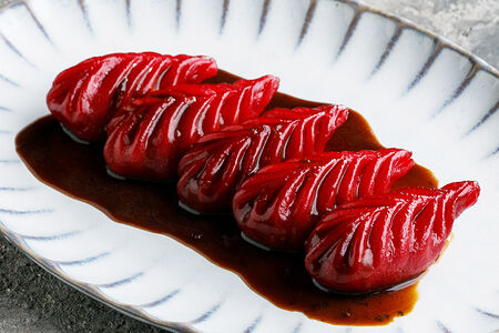 Димсамы с телячьими хвостами