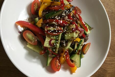 Салат Книга, хлеб и кружка