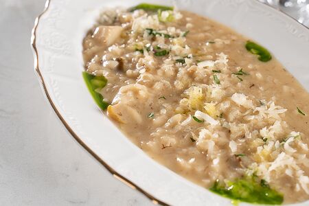 Ризотто с белыми грибами