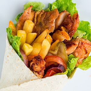 Донер хутор в лаваше с курицей