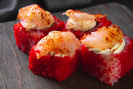 Креветка и Лосось