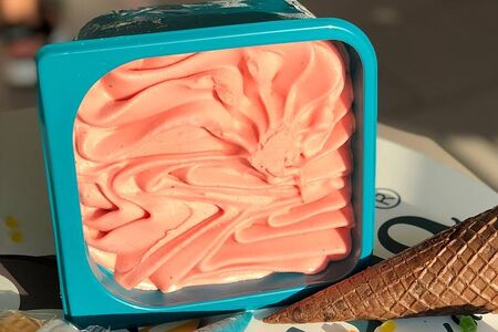 Клубника на фруктозе в мини-ванне