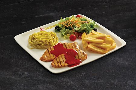 Куриная отбивная на гриле Жгучие перцы