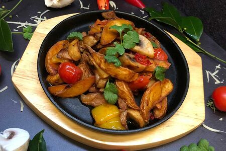 Блюдо №298 Сковородка по-грузински