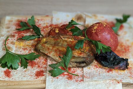 Ассорти овощей на мангале