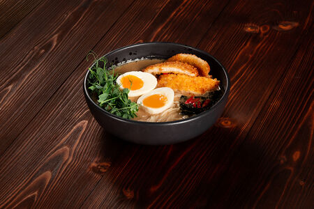 Рамен с курицеи