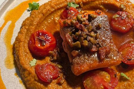 Стейк из лосося