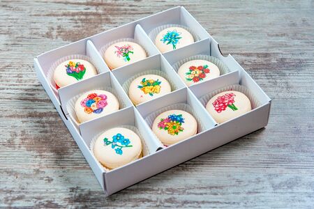 Макарони цветы