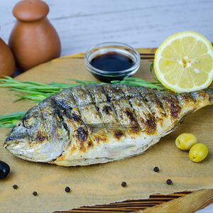 Дорадо на мангале