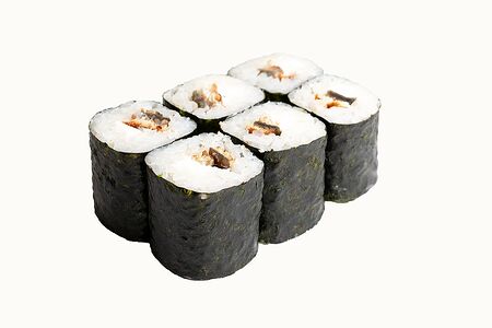 Ролл с угрем и филадельфией