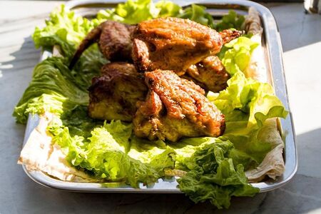 Шашлык из куриных крылышек