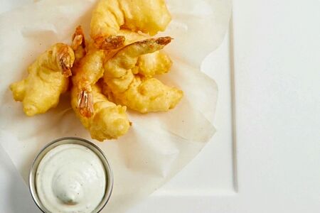 Креветки в темпуре