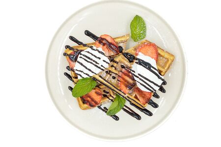 Клубника, сливки, шоколад