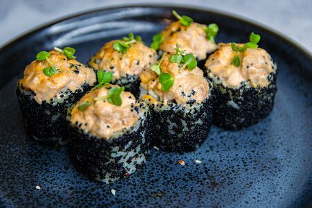 Острый тунец гриль