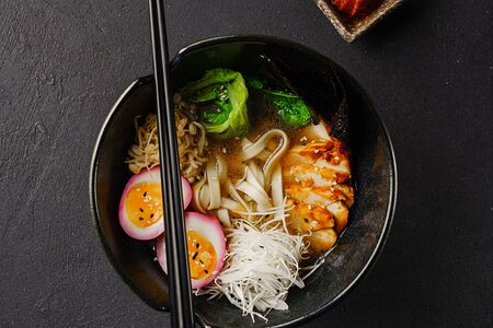 Рамен с курицей