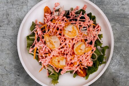 Креветка в сливочном соусе