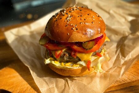 Бургер с говядиной