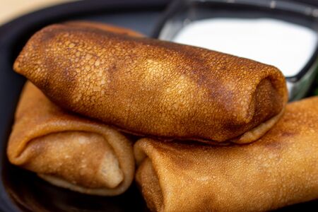 Блинчики с курицей