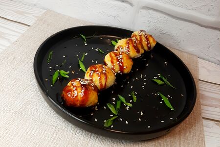 Запеченный с курицей