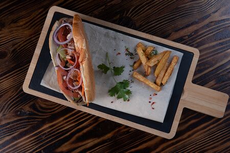 Булка с мясом