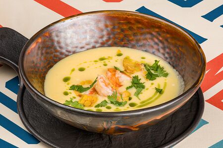 Чаудер с креветками