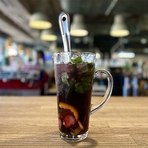 Лимонад лаванда-клубника собственного приготовления