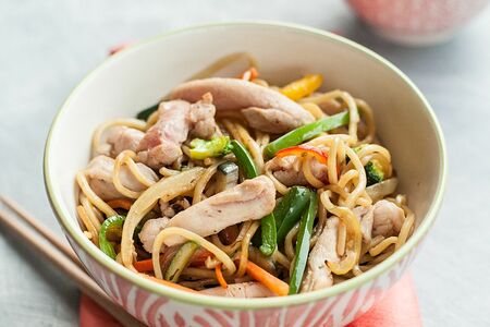 Вок Рамен с курицей