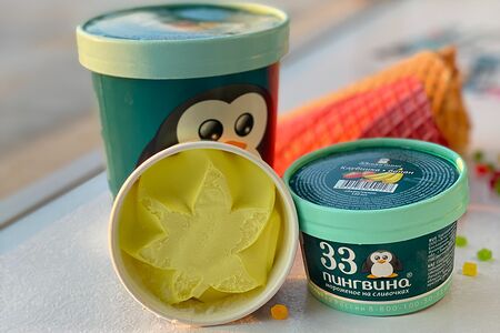 Мороженое Швейцарский ланч в стаканчике