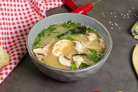 Мисо с креветкой