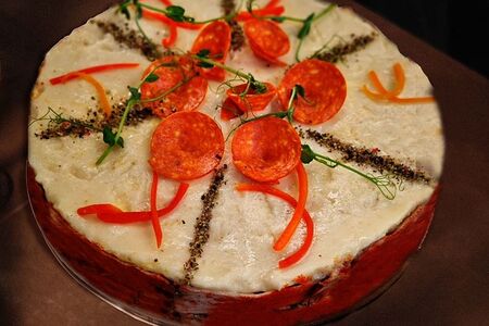 Мясной торт 4 буженины