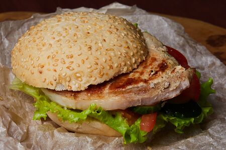 Бургер сербский Хрю-хрю