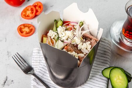 Дёнер в боксе с курицей