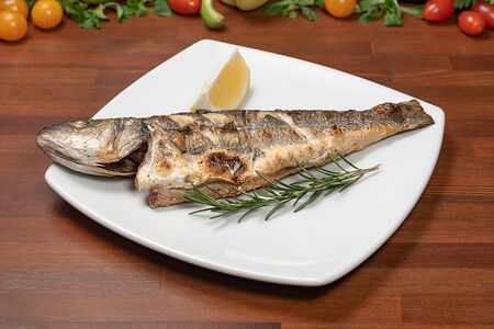 Сибас на углях