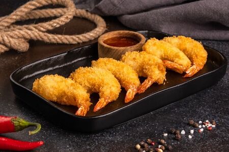 Креветки в кляре