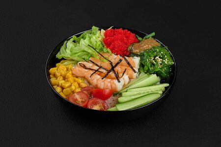 Поке боул с креветками