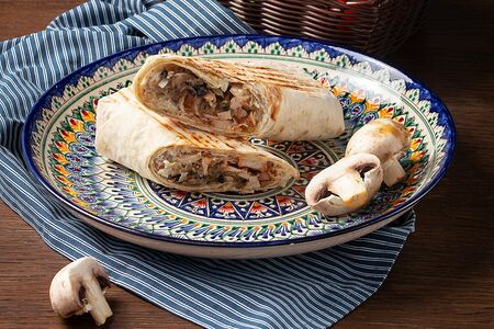 Шаурма Грибная с трюфельным маслом