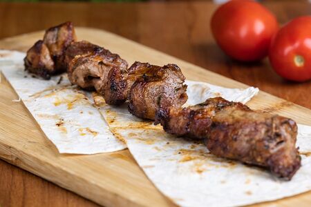 Шашлык из бараньей мякоти