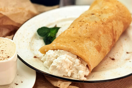 Блин с творожком