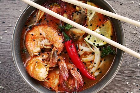 Том-ям с креветкой