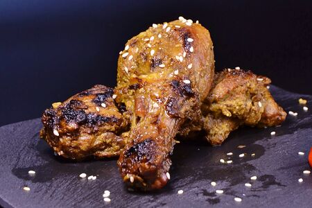 Шашлык куриный из ножек и бёдер