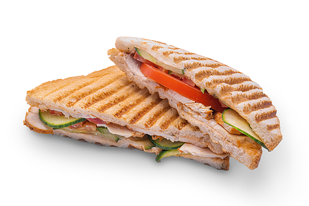 Сэндвич с курицей в упаковке