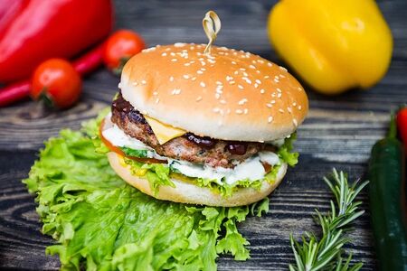 Бургер из говядины