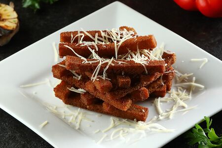 Гренки с пармезаном