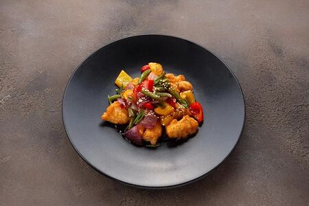 Курица в кисло-сладком соусе