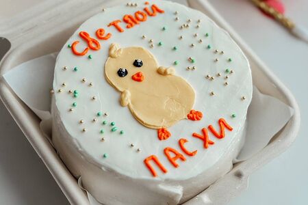 Бенто торт Святая Пасха птенчик
